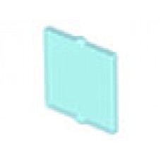 Part 60601 Trans-Light Blue Glass for Window 1 x 2 x 2 Flat Front 